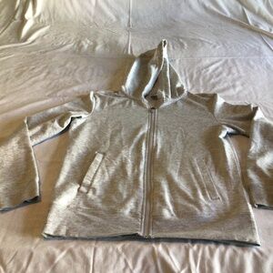 90 Degree light grey zippered hoodie Boys size 8
